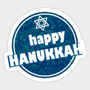 The day Hanukkah begins Sticker